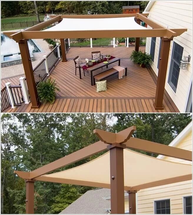 Раздвижная крыша для беседки своими руками Pergola Roofing Ideas for Your Home’s Outdoor