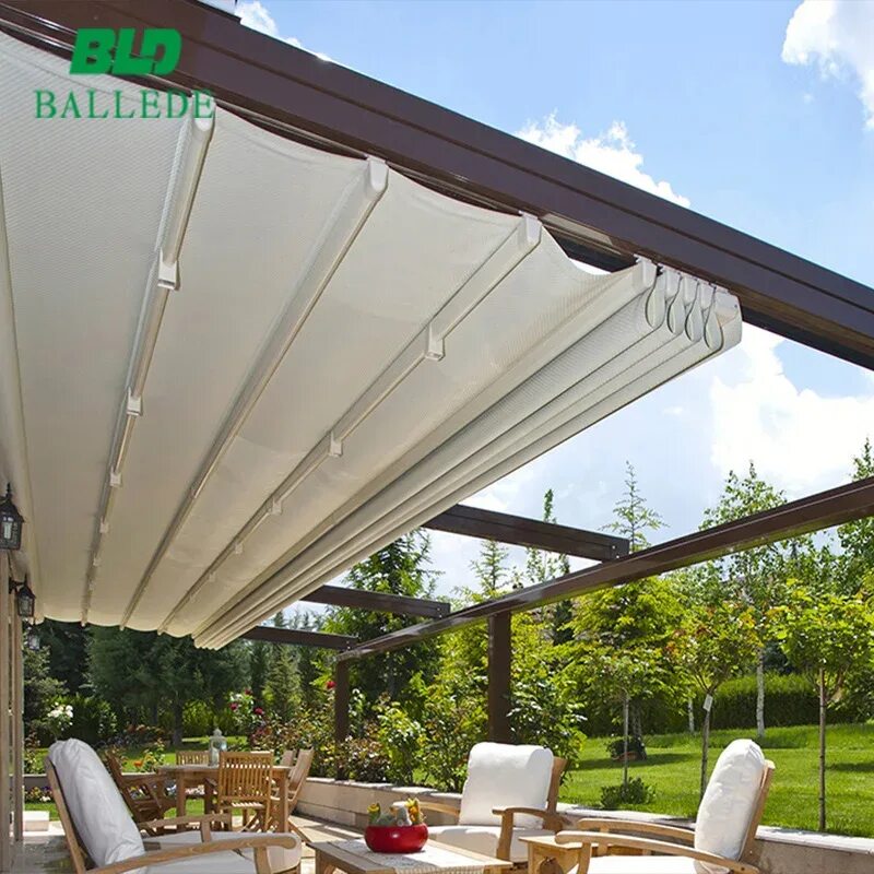 Раздвижная крыша для беседки своими руками Garden building sunshade aluminum door awning retractable awning Alibaba.com