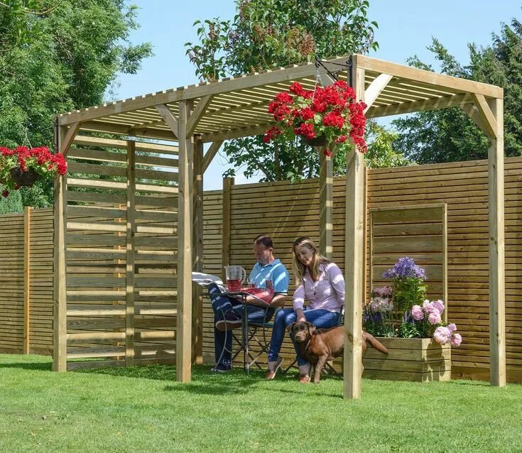 Раздвижная на дачу своими руками Grange Urban Pergola Urban garden, Pergola, Backyard pergola