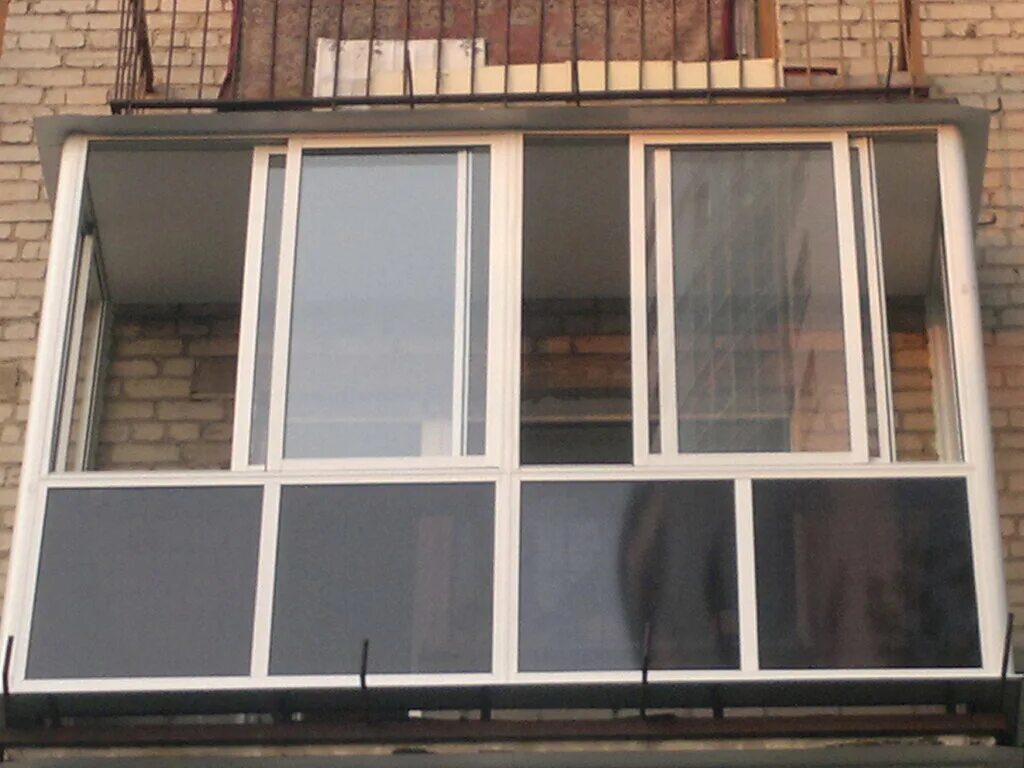 Раздвижной балкон фото Okna196, windows, Russia, Yekaterinburg, Chkalovskiy District, mikrorayon Khimma