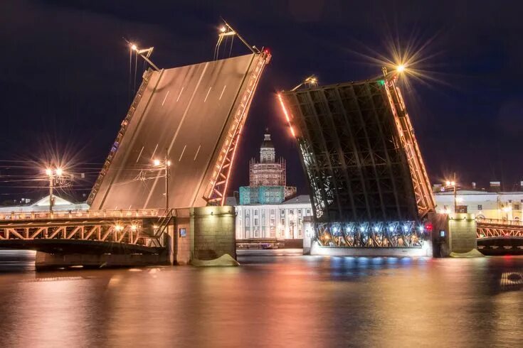 Раздвижной мост в санкт петербурге фото Кликните для закрытия картинки, нажмите и удерживайте для перемещения Россия, Мо