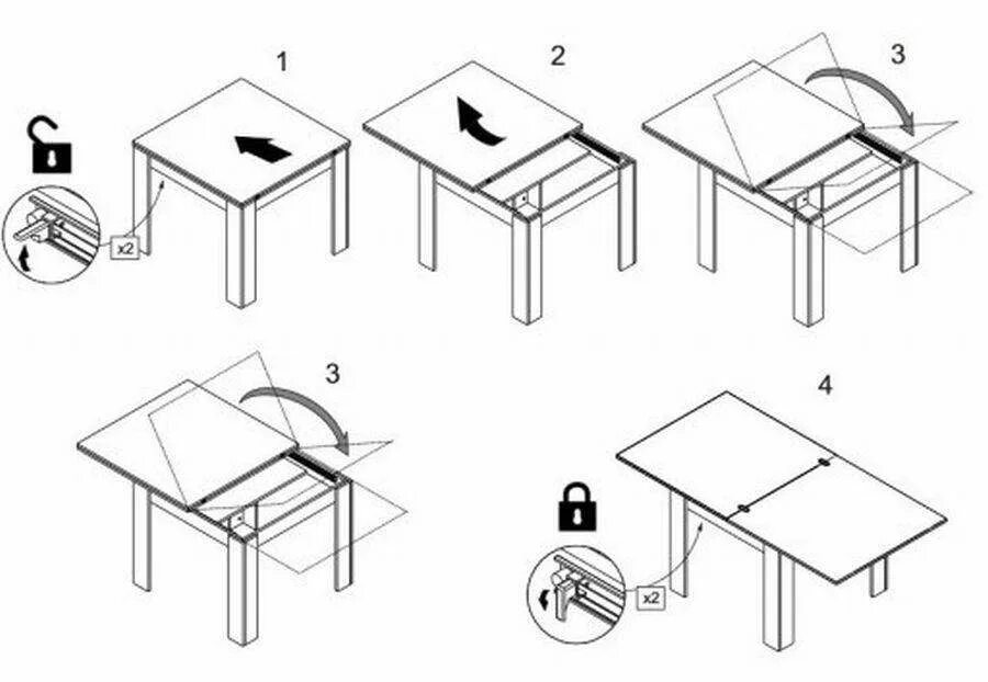 Раздвижной стол своими руками чертежи и схемы Стол обеденный раскладной сборка: найдено 88 изображений