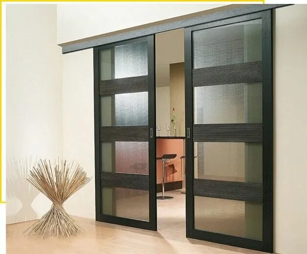 Раздвижные двери купе фото и цены Dónde instalar puertas correderas de madera y cristal Sliding doors interior, Be