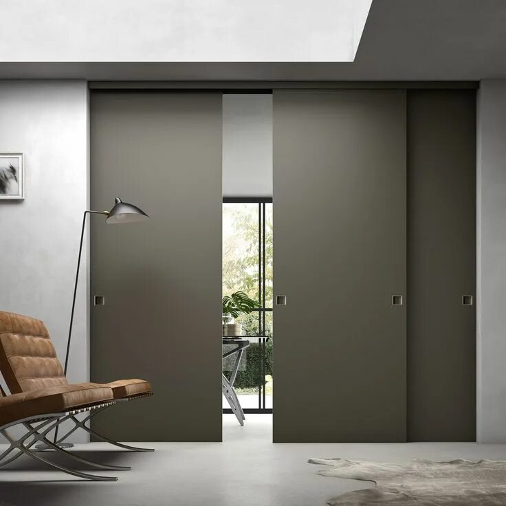 Раздвижные двери в современном интерьере Modern Sliding Door from BluInterni's ECO Line Wooden sliding doors, Doors inter