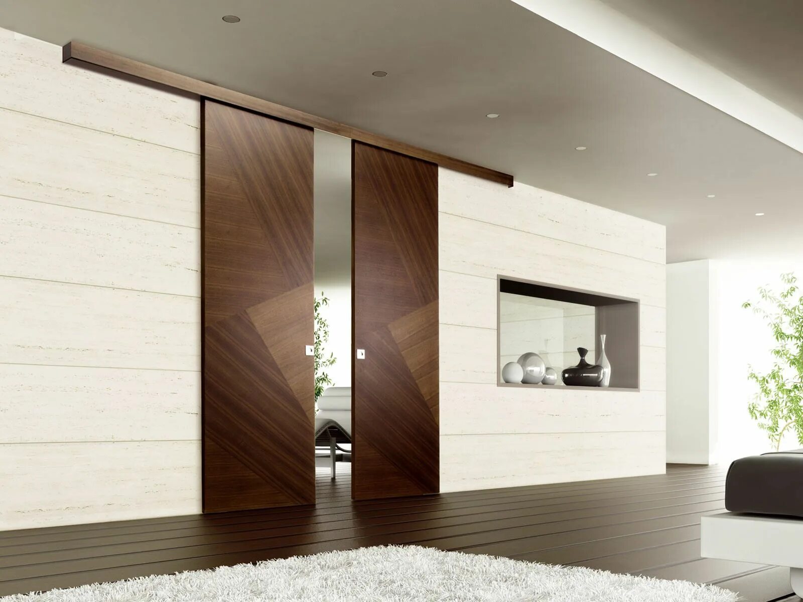 Раздвижные двери в современном интерьере #ghizzi_benatti Sliding doors interior, Doors interior modern, Sliding door desi