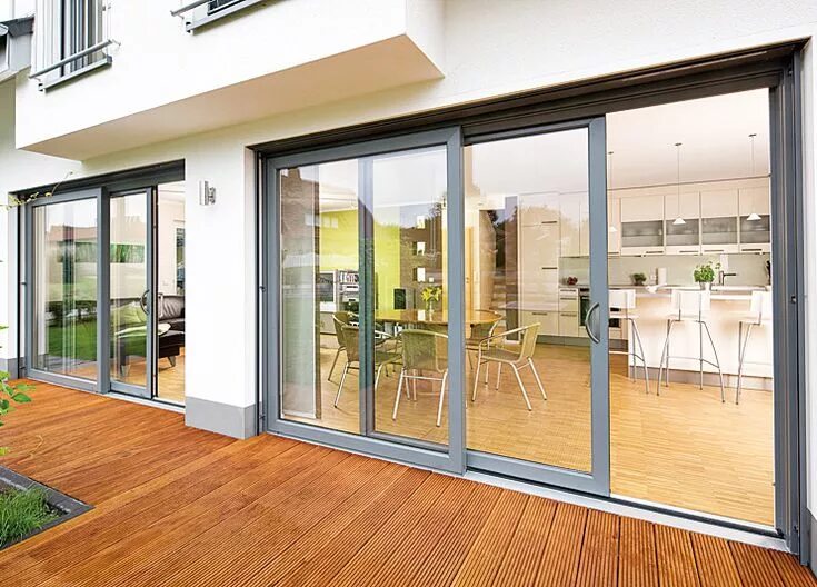 Раздвижные окна для террасы фото Pin on Windows Sliding patio doors, Aluminium patio doors, Patio doors