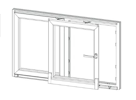 Раздвижные окна схема установки Механизмы открывания пластиковых окон и схемы работы оконных створок