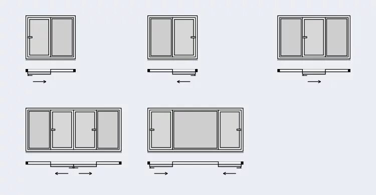 Раздвижные окна схема установки Порталы Дверокон