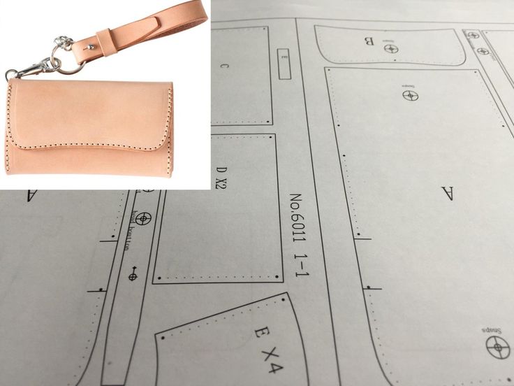 Разгрузка из кожи выкройка Leather Craft Patterns DIY Designs Short Wallet Paper Template Drawing Tool 6011