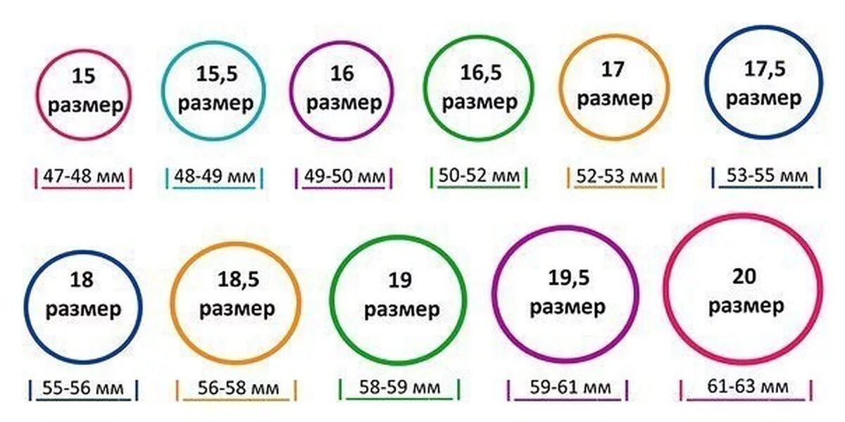 Размер 16 4 фото Таблица колец,как узнать размер любимой Пикабу