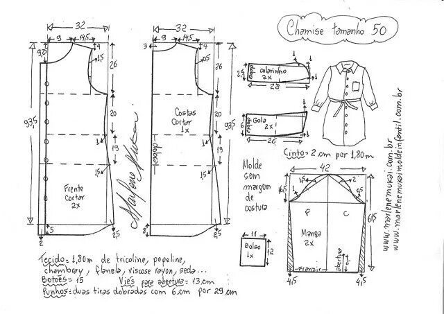 Размер 52 женский выкройка бесплатно Шьём платье-рубашку.Размеры 36-56(евро) (Шитье и крой) - Журнал Вдохновение Руко