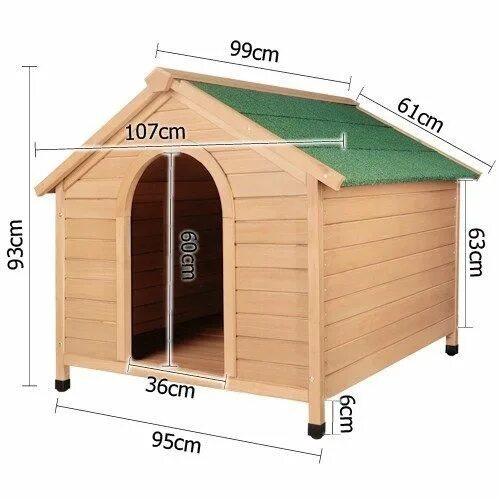 Размер будки для немецкой овчарки фото Planos De Casas Para Perros EC6 Dog house plans, Large dog house plans, Wooden d