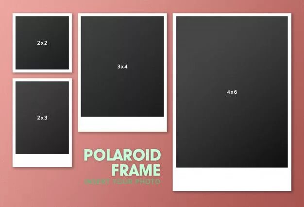 Размер фото 9 11 Black PSD, 826,000+ High Quality Free PSD Templates for Download Polaroid frame,