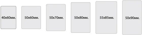 Размер фото для магнита на холодильник Гибкие магниты стандартной формы