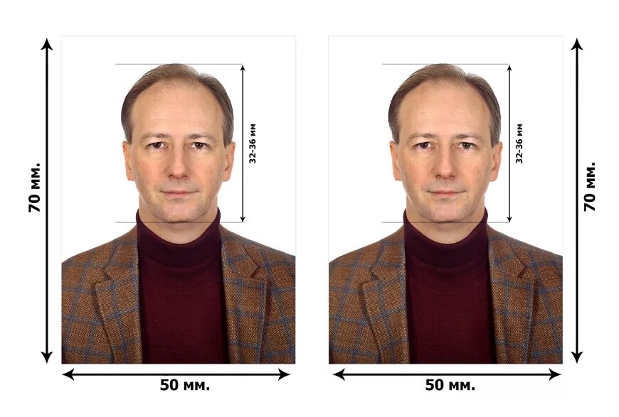 Размер фото на 45 лет Заказать и сделать срочное фото на документы, быстрая фотография на паспорт в "Н