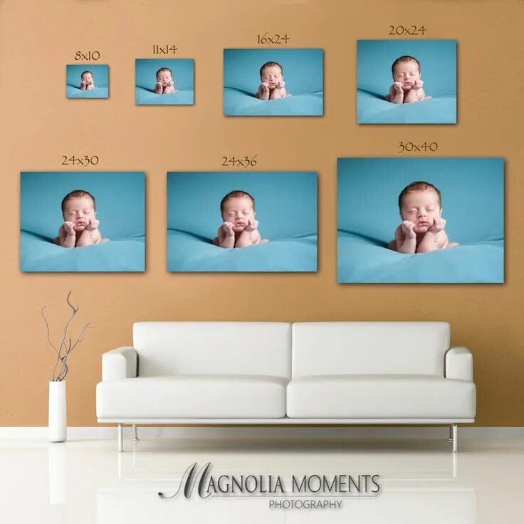 Размер фото стены How to Choose Print Size Philadelphia Newborn Photographer Picture frame decor, 