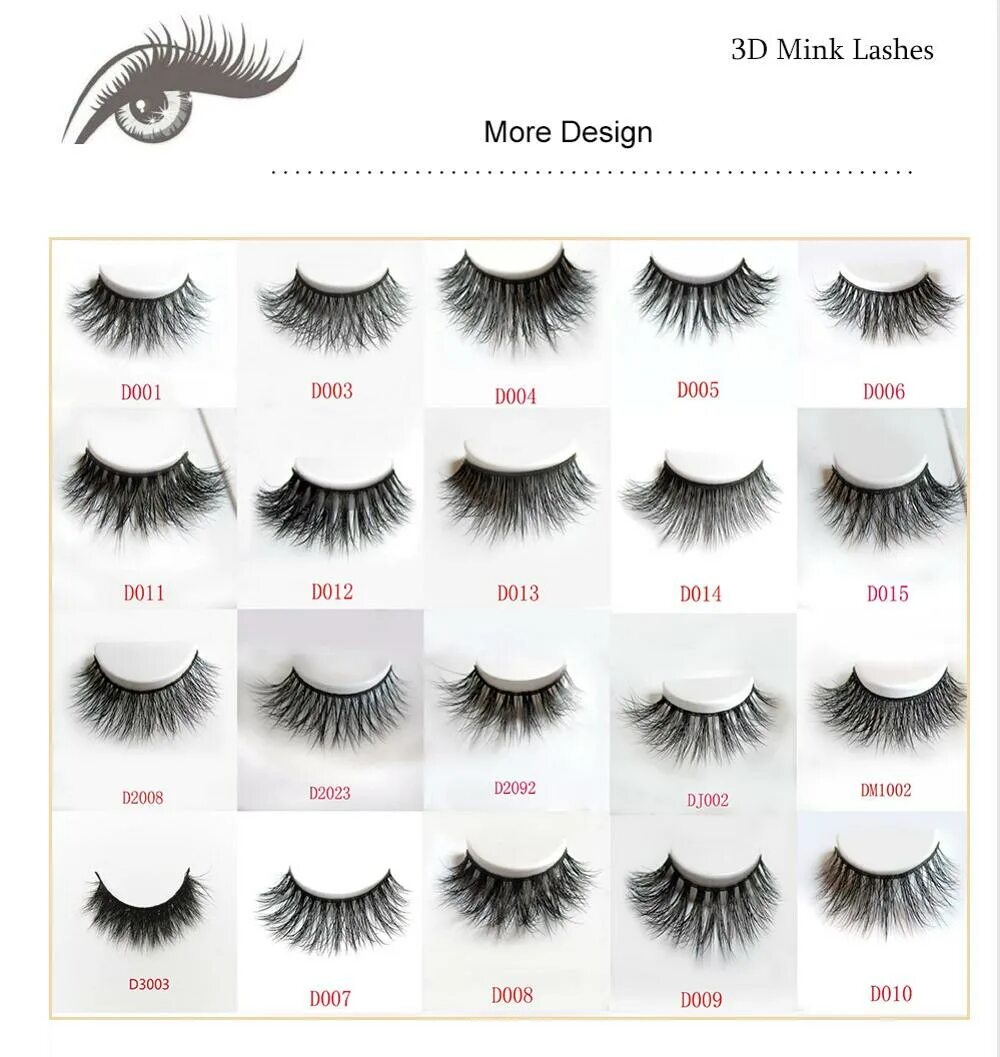 Размер нарощенных ресниц фото With Custom Logo Curly 15mm 3d Mink Lalse Lashes - Buy Mink Lashes With Custom L