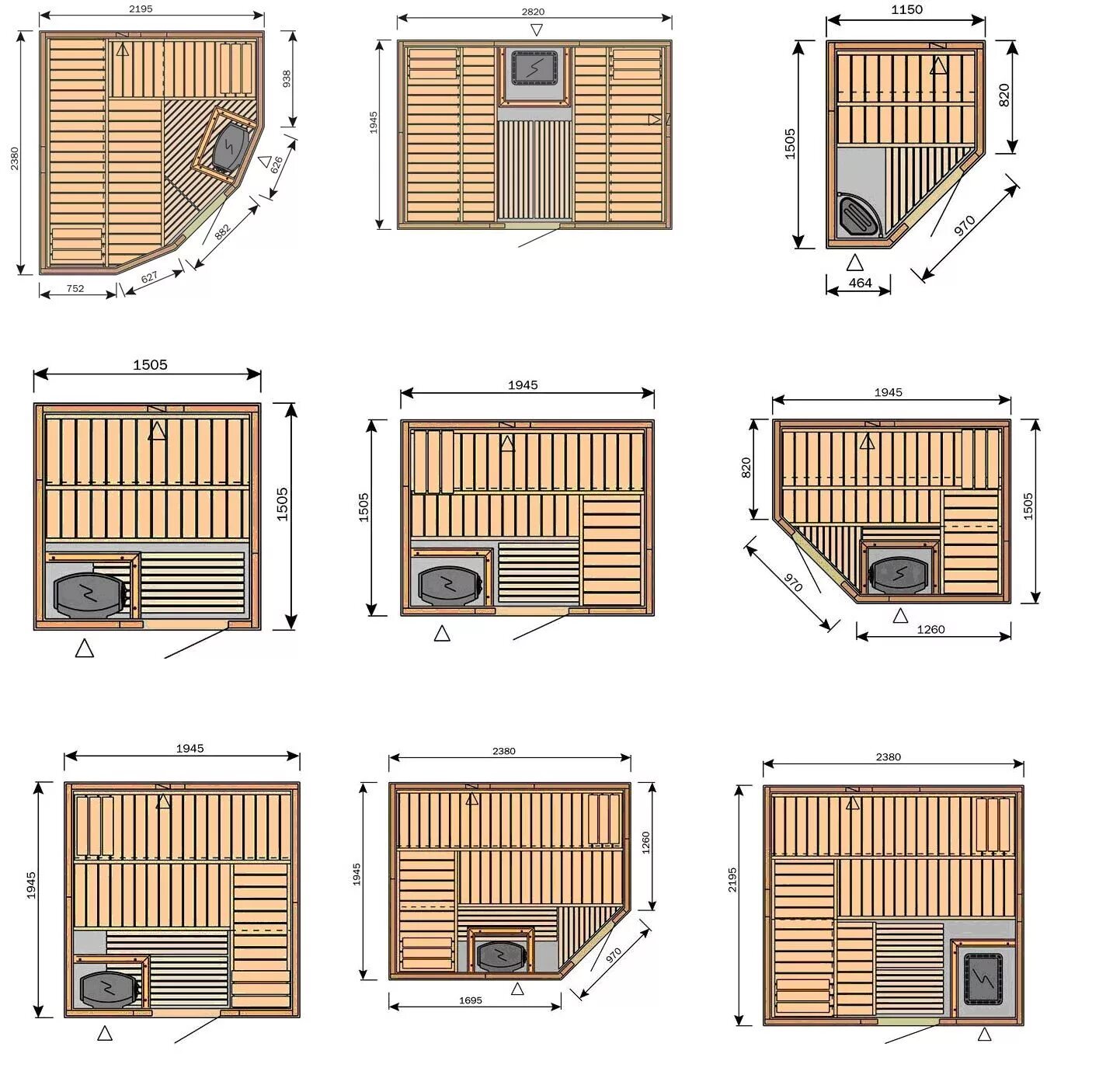 Размер парилок в бане фото Аквастайл Indoor sauna, Sauna design, Sauna house