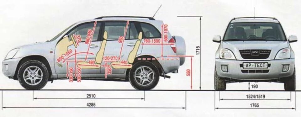 Размер передних шторок чери тигго фото Мнение о "китайцах" - KIA Rio 5-door (3G), 1,4 л, 2014 года просто так DRIVE2