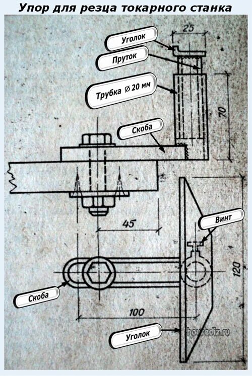 Размер самодельного токарного станка Как сделать самодельный токарный станок из дрели для дома