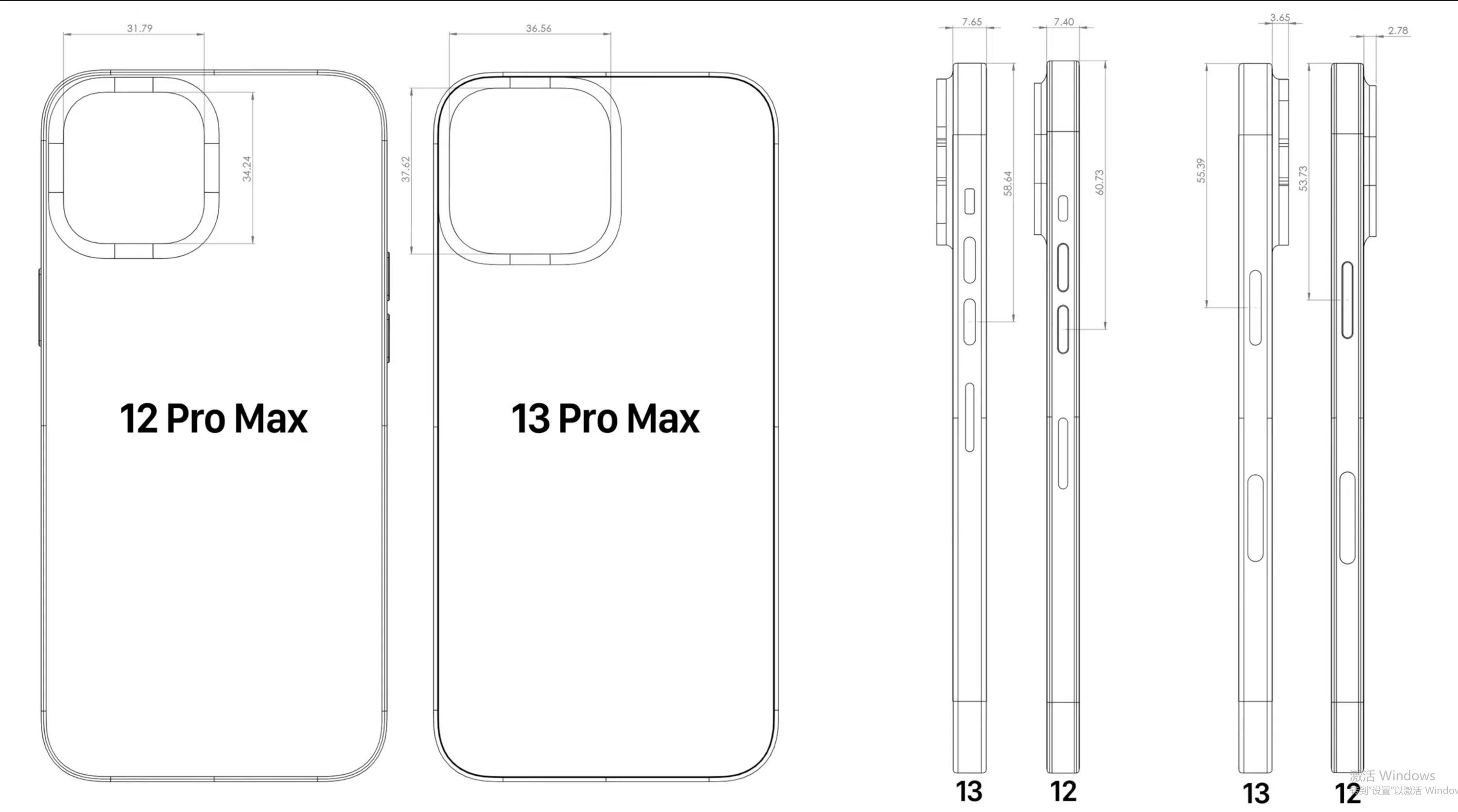 Размеры айфон 13 фото iPhone 13 Pro Max Would Be Thicker And Bigger Than iPhone 12 Pro Max