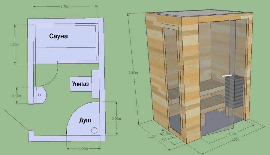 Планировки деревянных бань от компании СтройДомКомфорт