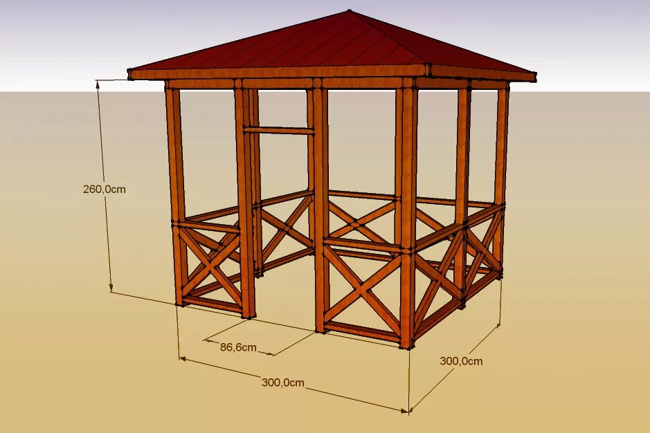 Размеры беседки из дерева своими руками Беседки из дерева своими руками - инструкция по строительству, ТОП-5 основных ти