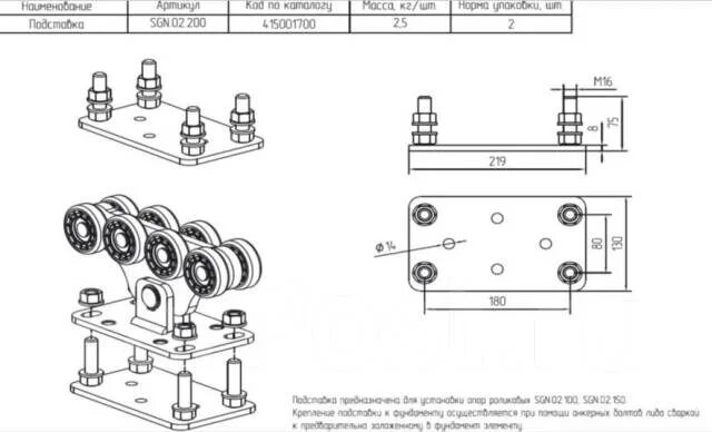 Размеры чертежи роликов для откатных ворот Комплектующие для откатных ворот, новый, в наличии. Цена: 21 380 ₽ в Уссурийске