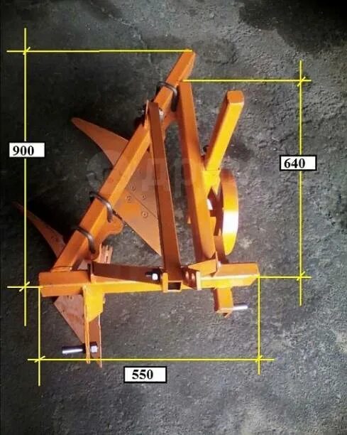 Размеры двухкорпусного плуга для минитрактора самодельного Плуг лемешной для Т-25 и мини-тракторов, новый, в наличии. Цена: 27 200 ₽ в Чебо