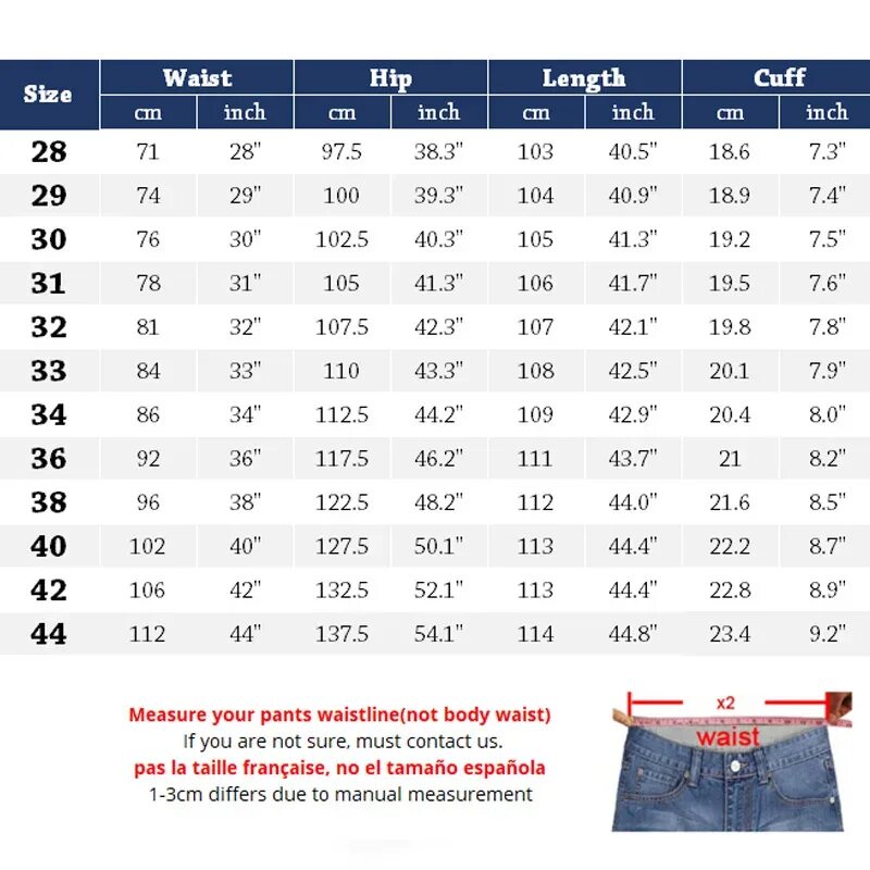 Размеры джинс фото Размер джинс eur