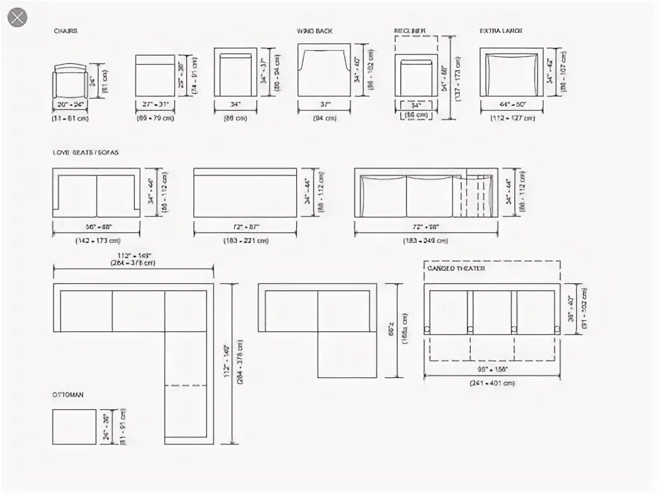 Размеры мебели в интерьеры Standard Furniture Dimensions: Find the Perfect Fit for Your Space