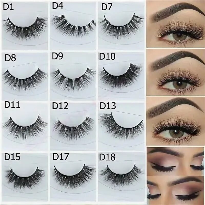 Размеры нарощенных ресниц фото таблицы Makeup False eyelashes, Lash extensions, Eyelashes