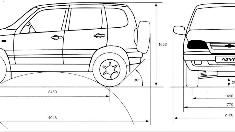 Размеры нива шевроле фото Chevrolet Niva 1.7 бензиновый 2007 Кроссовок на DRIVE2