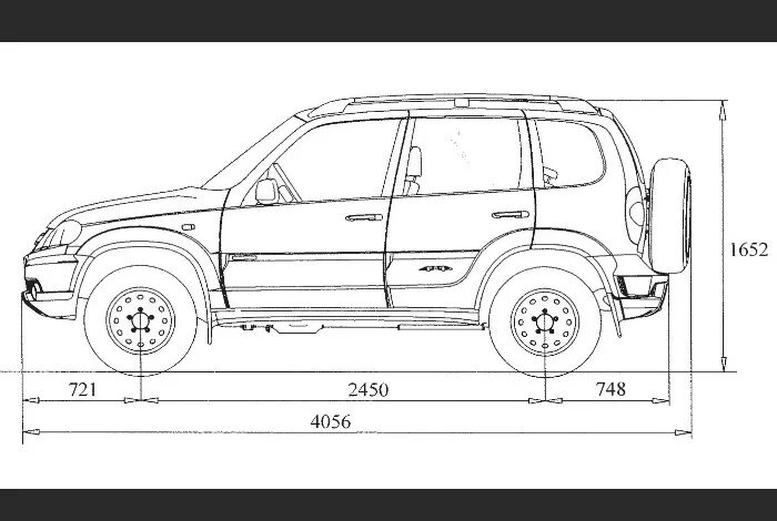 Размеры нива шевроле фото Нива Шевроле характеристики и технические данные