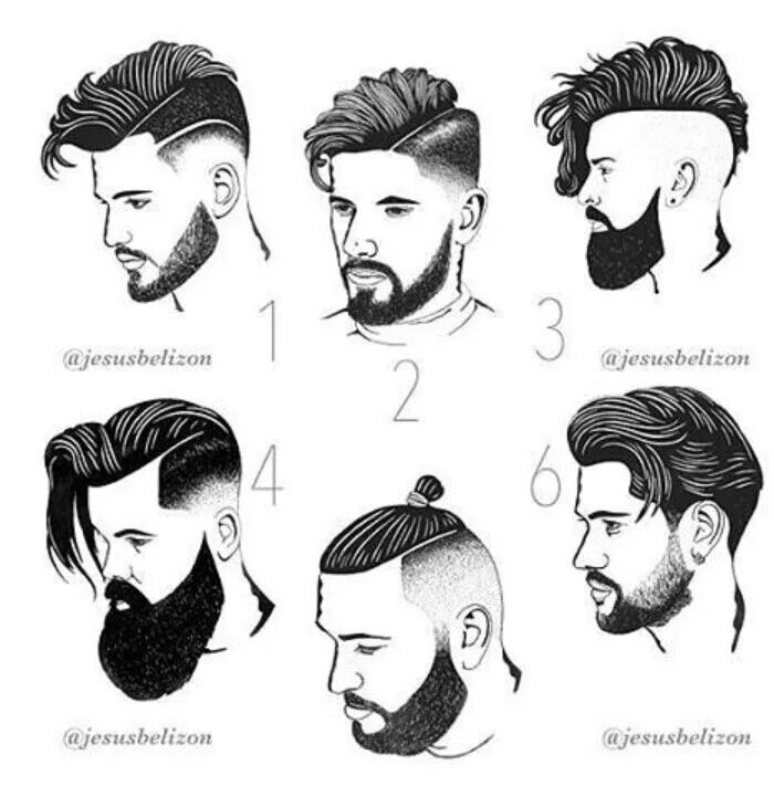 Размеры причесок мужских Pin by Wan Sol on men's head-to-toe Hair and beard styles, Mens hairstyles thick