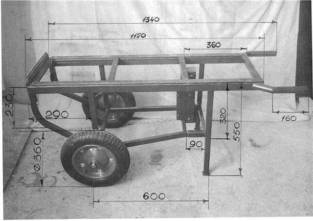 Размеры самодельной тележки к мотоблоку транспорт 2016 STONE HOUSE ВКонтакте