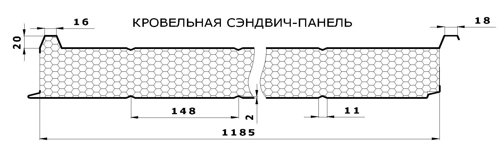 Размеры сэндвич панелей фото Сэндвич панели схема