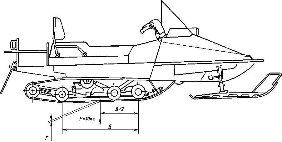 Размеры снегохода своими руками чертежи фото Натяжение и регулировка гусеницы (гусянка) Снегоход Тайга