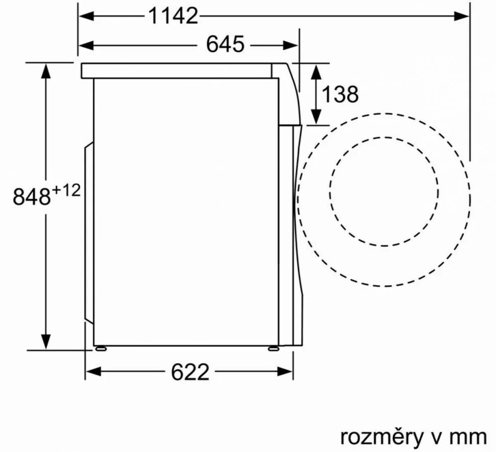 Размеры стиральной машины фото Стиральная машина Siemens WM 14U640