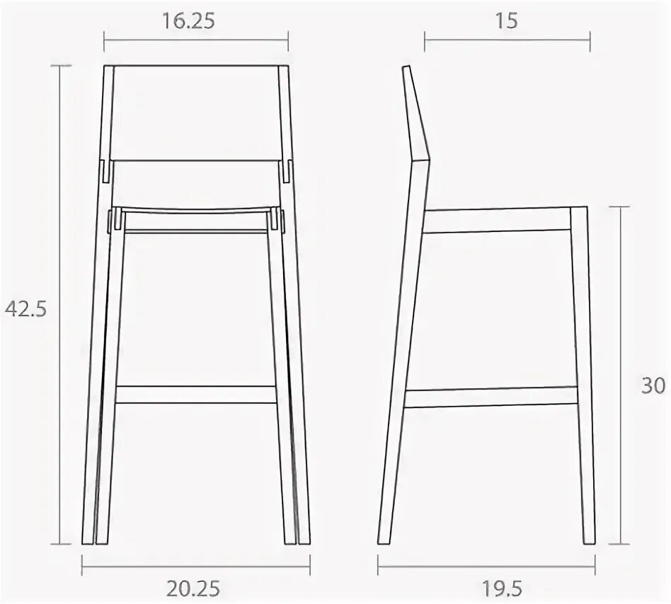 Размеры стула в стиле лофт Stools in 2023 Bar stools, Wooden bar stools, Bar chairs design