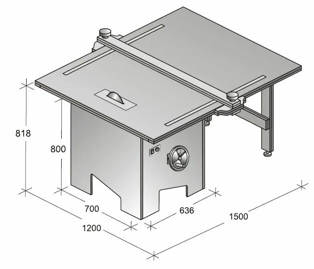 Размеры циркулярного стола своими руками чертежи La sierra circular es una máquina para aserrar longitudinal o transversalmente .