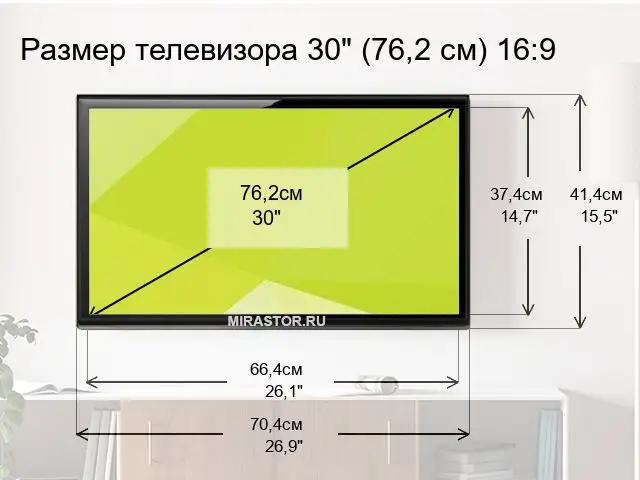 Размеры телевизора фото 70 дюймов в см Bezhko-Eclecto.ru