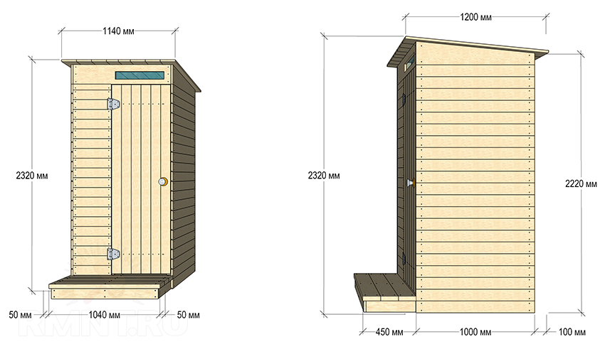 Размеры туалета на даче фото Постройки на участке: дачный туалет своими руками - Rmnt.ru Уличный туалет, Туал