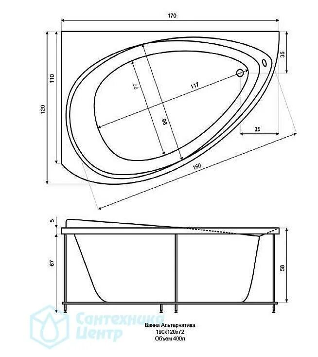 Размеры угловых ванн фото Сантехника Акватика, купить сантехнику в Сочи на официальном сайте Сантехника-Це