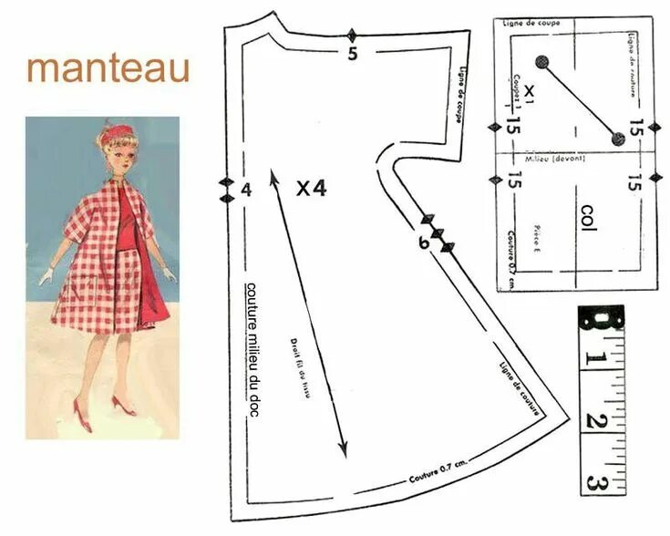 Размеры выкроек кукол Pin on Для кукол. Одежда и выкройки. Sewing barbie clothes, Barbie clothes patte