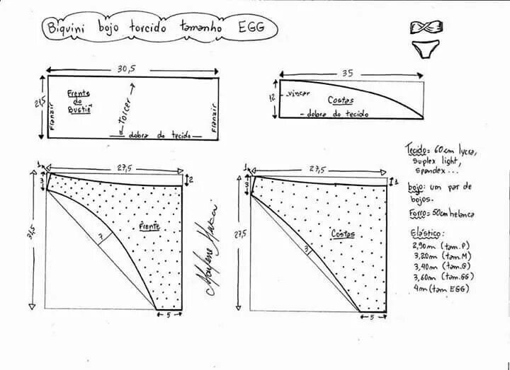 Размеры выкройка женские трусы Пин от пользователя norma caceres на доске norma caceres Выкройки, Шитье, Модели