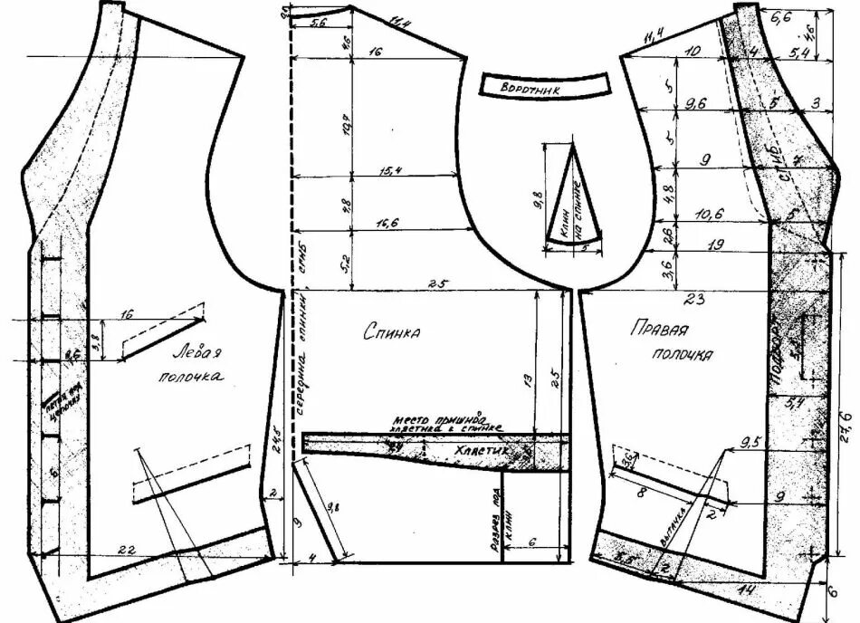 Размеры выкройки мужского жилета Как сшить женский жилет из ткани удлиненный, длинный, короткий своими руками: кр