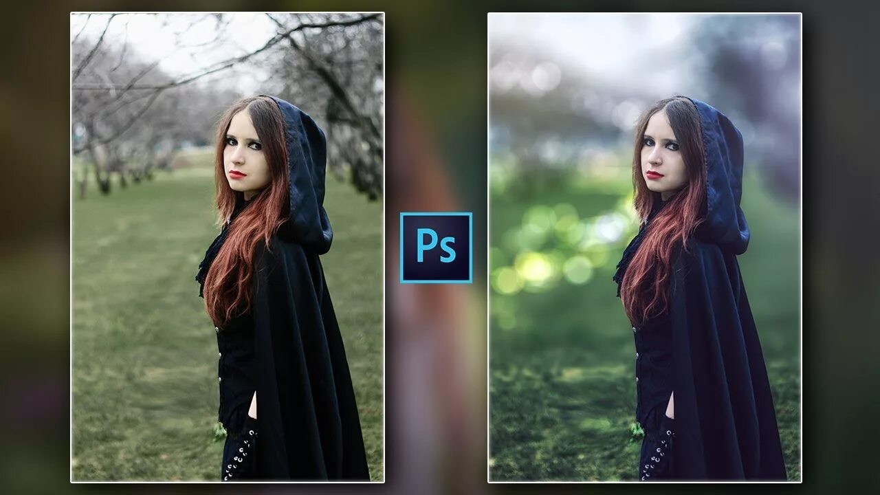 Размыть номера на фото Photoshop Tutorial How to Blur Background & Add Bokeh Effect in Photoshop Camera