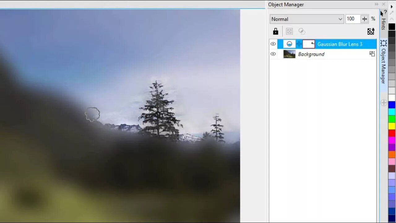 Размытие краев фото онлайн CorelDRAW Graphics Suite X8 - Gaussian Blur - YouTube