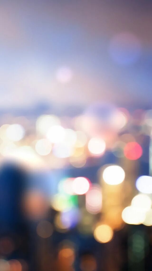 Размытый фон на фото айфон City Blurry Neon #iPhone #5s #Wallpaper